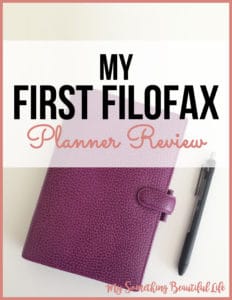 Filofax Personal Finsbury Raspberry | Planner Review | Filofax Review | My Something Beautiful Life