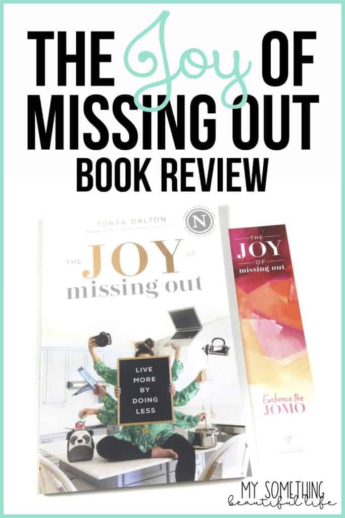 The Joy of Missing Out by Tonya Dalton, creator of InkWell Press Planners. Live more by doing less. #JOMO #JOMObook #JOMOmovement