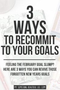 Do you feel like you have already blown your new years goals? It's not too late. Here are 3 ways to recommit to your goals and still make this the best year ever! | 2020 Goals | Accomplish Your Goals | How to Set Goals | #goalsetting #wellnessgoals #wellness #erincondren #selfcare