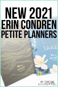 The Erin Condren Petite Planners are a flexible Traveler's Notebook style planning system that allows you to choose individual planners that are helpful to you. #erincondren #travelersnotebook #petiteplanners
