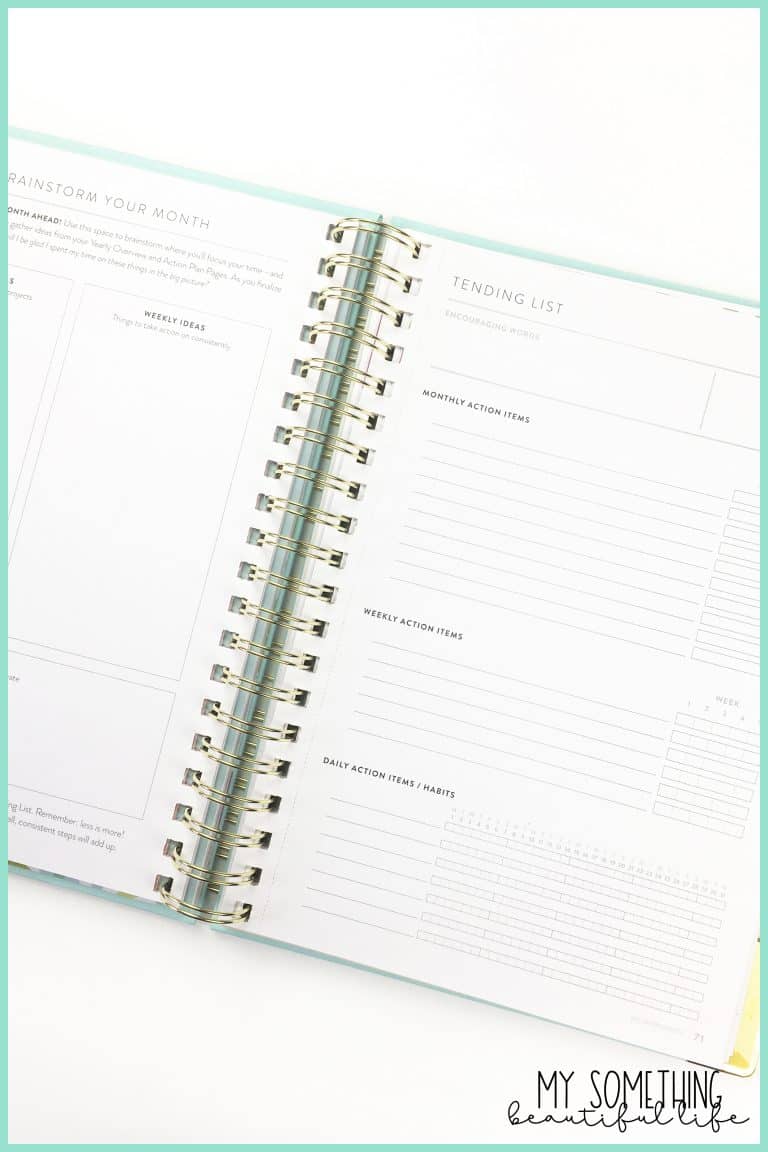 2021 Powersheets Review - My Something Beautiful Life | Planning with ADHD