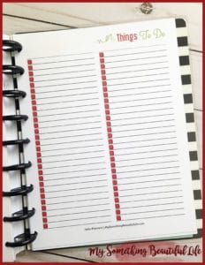 A Holiday Planner Notebook is the perfect way to stay on top of all your holiday planning!
