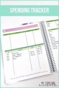 Finance & Budget Planner in an Erin Condren Notebook #budgetplanner #debtpayoff #erincondren