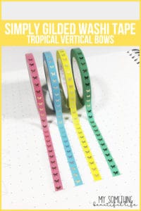 Simply Gilded Washi Tape - Review and what to expect when you order plus $5 off your first order! #simplygilded #washitape #plannersupplies