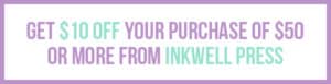 Save $10 on your first purchase from inkWELL Press #inkwellpress #planners #2020plannerlineup