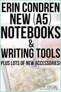 notebooks with text (new a5 notebooks and writing tools)