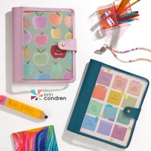 Erin Condren Teacher Lesson Planner in Clear Folio